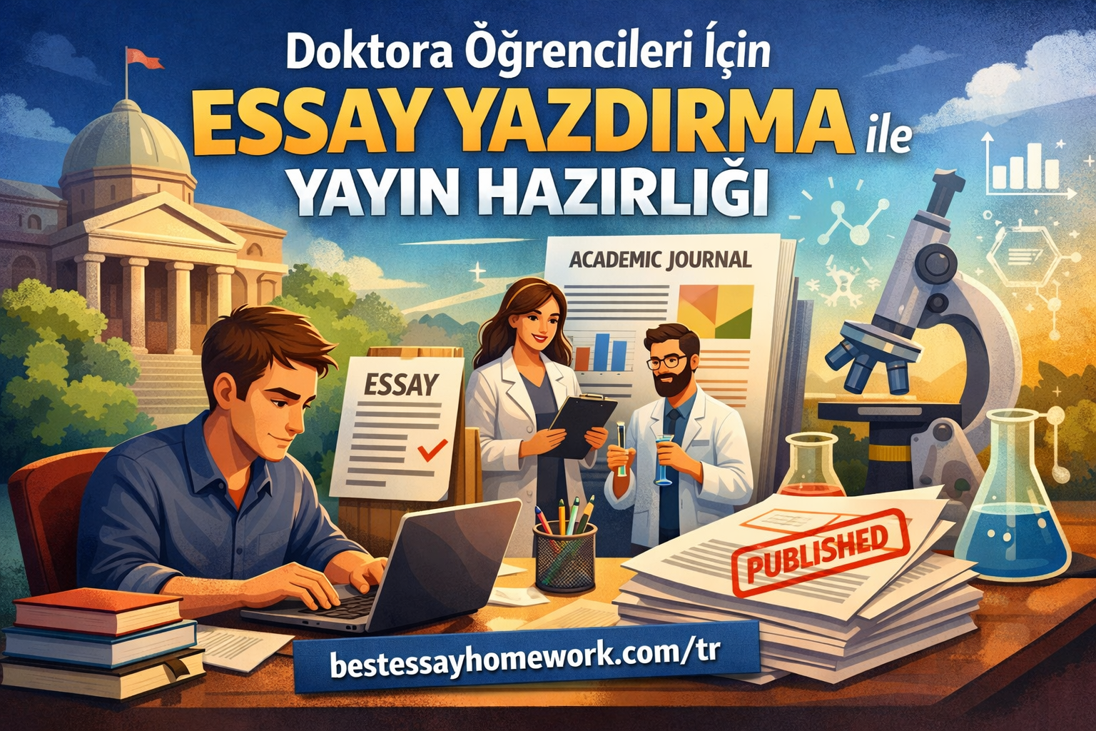 Read more about the article Doktora Öğrencileri İçin Essay Yazdırma ile Yayın Hazırlığı