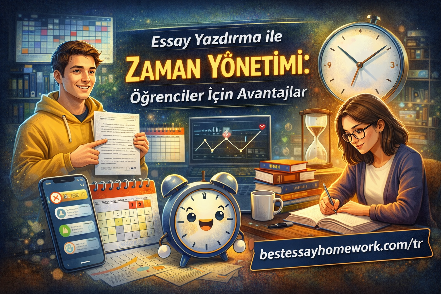 Read more about the article Essay Yazdırma ile Zaman Yönetimi: Öğrenciler İçin Avantajlar