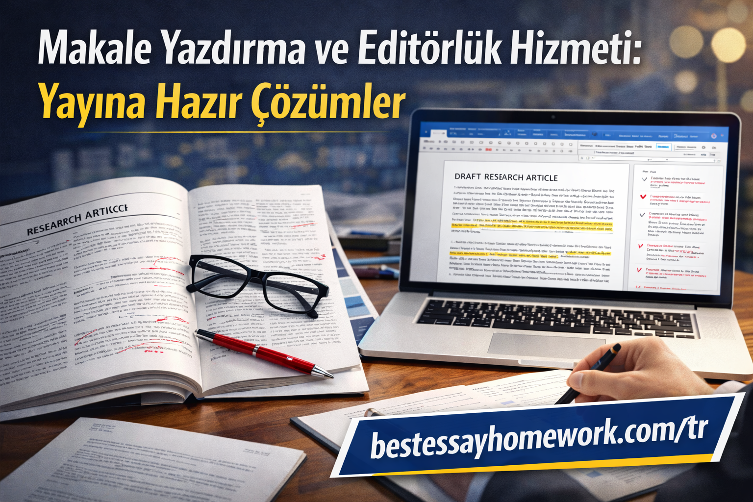 Read more about the article Makale Yazdırma ve Editörlük Hizmeti: Yayına Hazır Çözümler