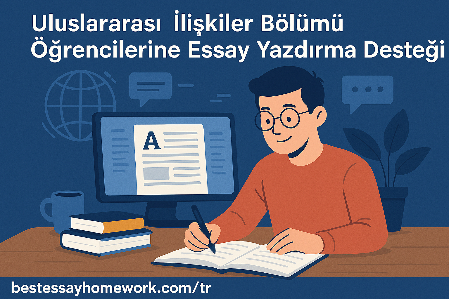 Read more about the article Uluslararası İlişkiler Bölümü Öğrencilerine Essay Yazdırma Desteği