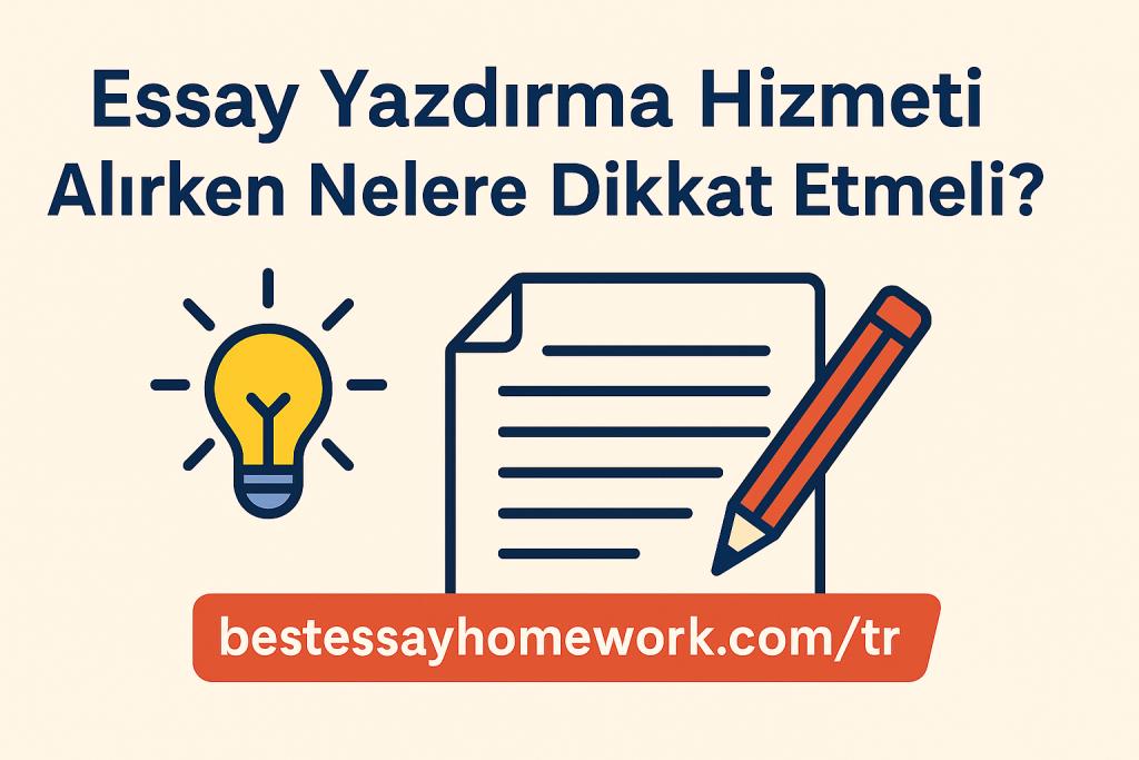 Essay Yazdırma Hizmeti Alırken Nelere Dikkat Etmeli | En İyi Essay