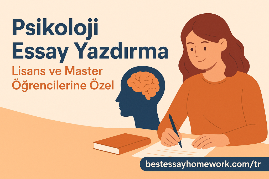 Psikoloji Essay Yazdırma Lisans ve Master Öğrencilerine Özel | En İyi Essay