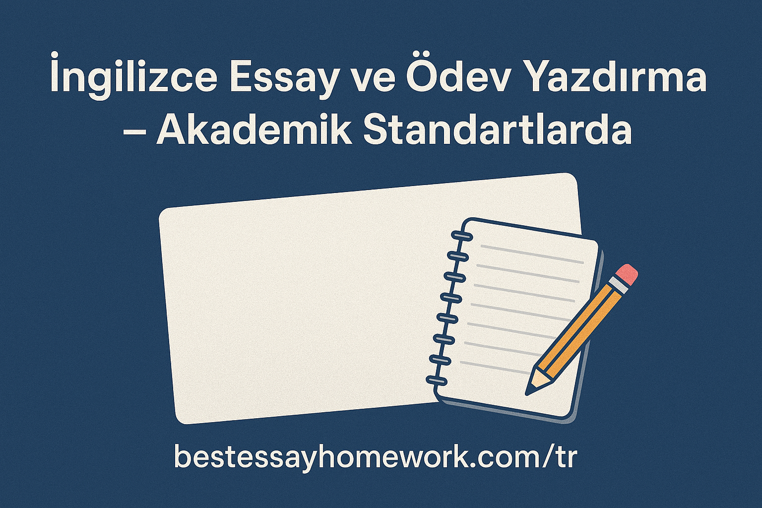 Read more about the article İngilizce Essay ve Ödev Yazdırma – Akademik Standartlarda