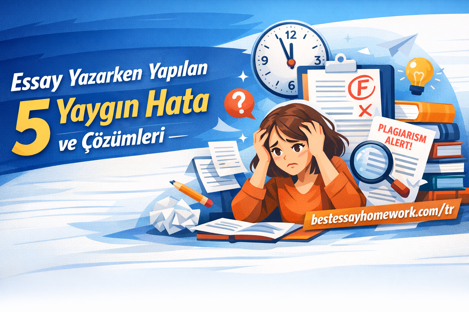 Read more about the article Essay Yazarken Yapılan 5 Yaygın Hata ve Çözümleri