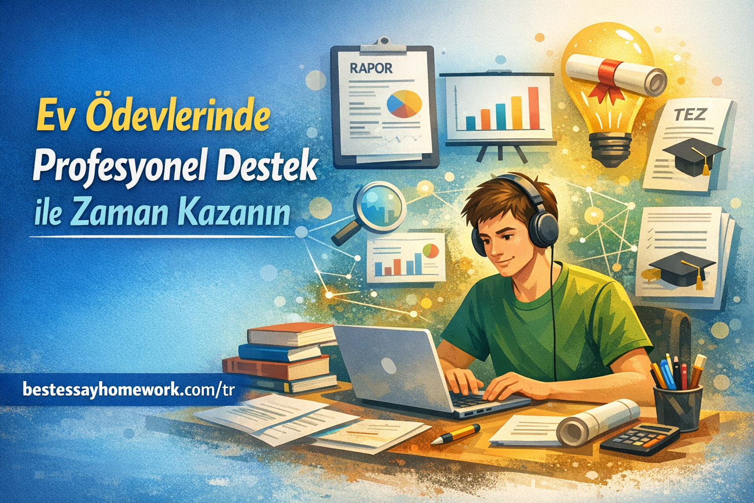 Read more about the article Ev Ödevlerinde Profesyonel Destek ile Zaman Kazanın
