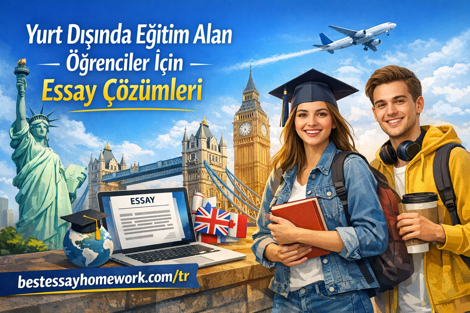 Read more about the article Yurt Dışında Eğitim Alan Öğrenciler İçin Essay Çözümleri