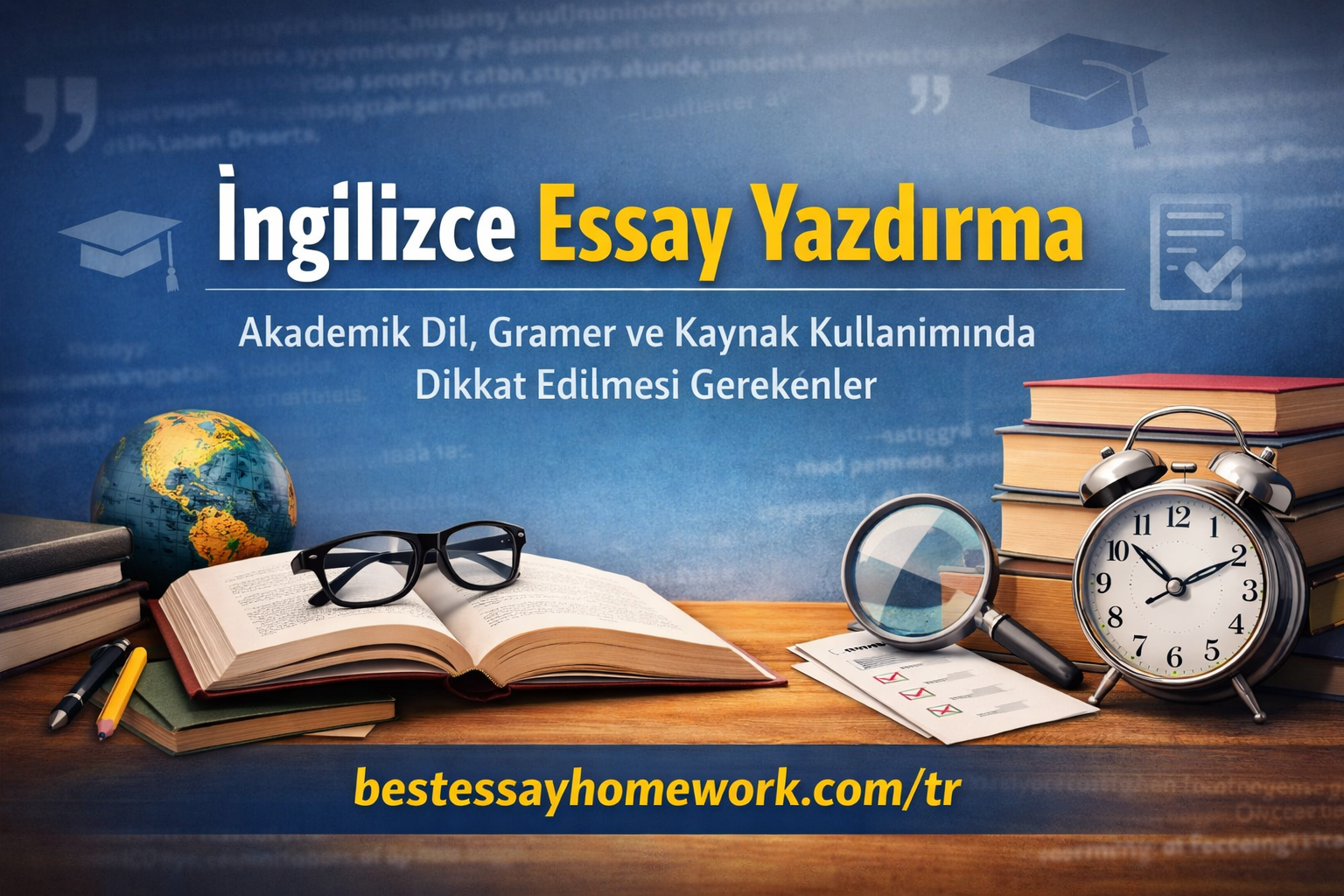 Read more about the article İngilizce Essay Yazdırma: Akademik Dil, Gramer ve Kaynak Kullanımında Dikkat Edilmesi Gerekenler