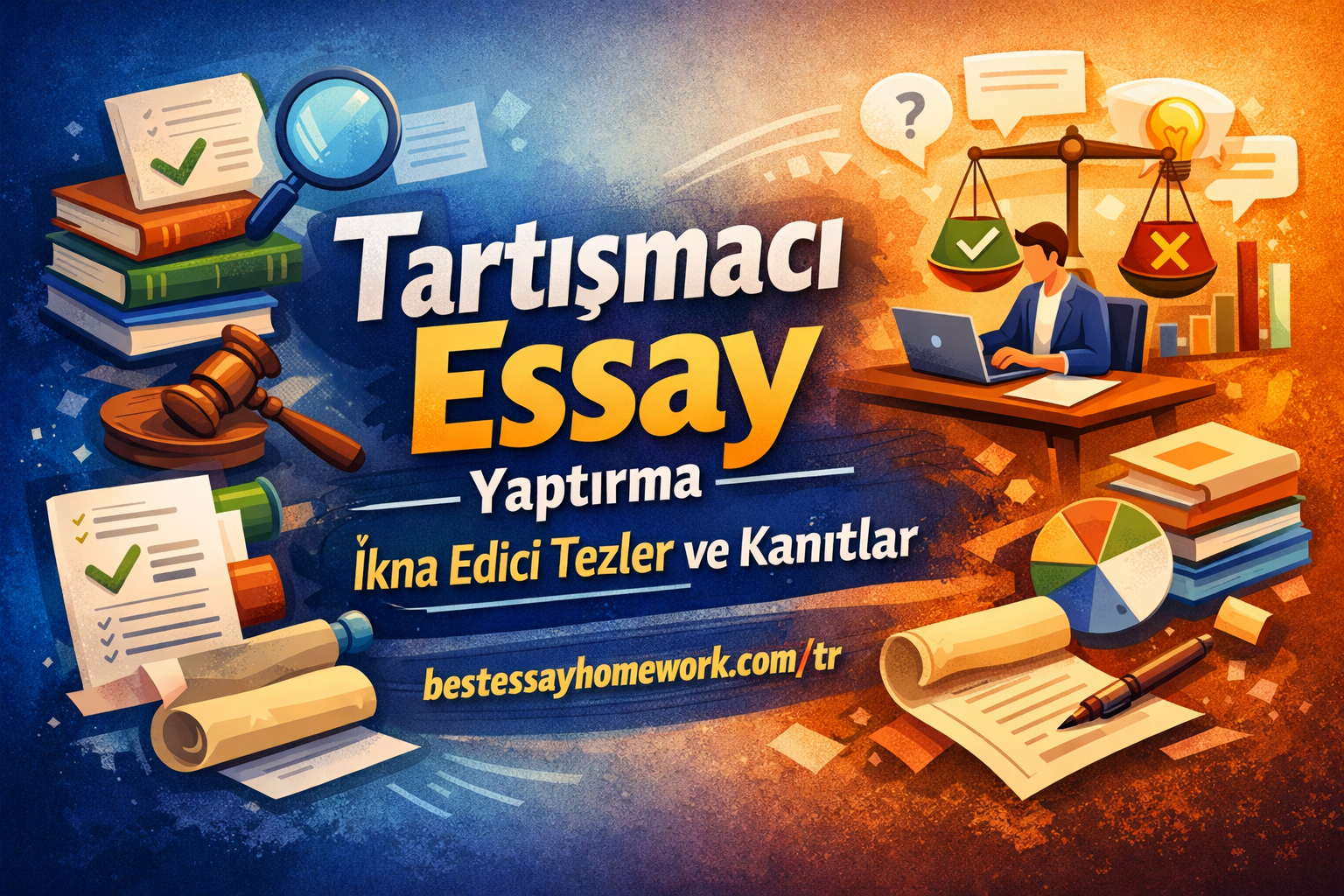 Read more about the article Tartışmacı Essay (Argumentative Essay) Yaptırma – İkna Edici Tezler ve Kanıtlar