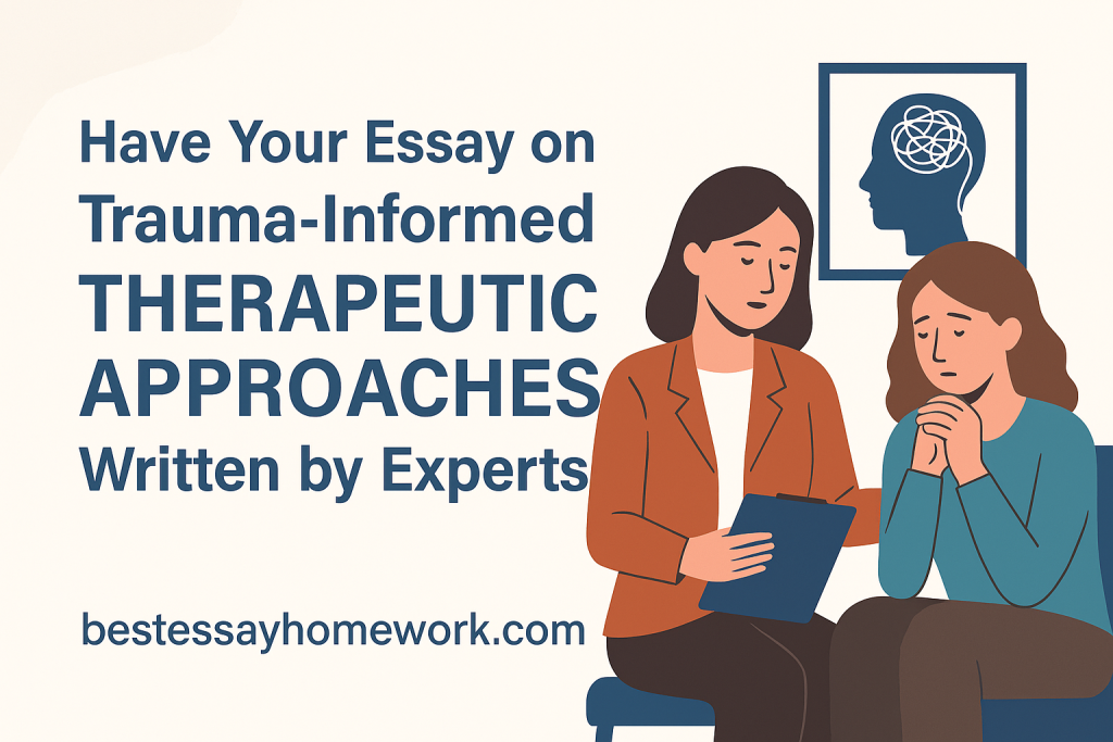 Have Your Essay on Trauma-Informed Therapeutic Approaches Written by Experts | En İyi Essay